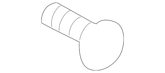 MF453094 Деталь SCUFF PLATE SCREW, RIGHT