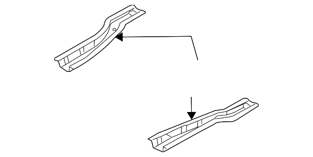 65117-3E100 Деталь SIDEMEMBER, LEFT