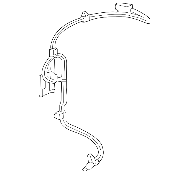 89543-12080 ABS SENSOR, LEFT