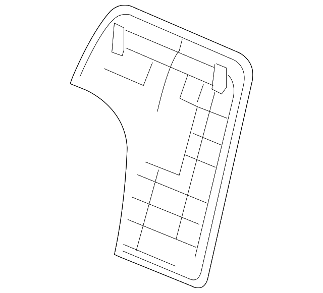 87640-EA310 SEAT BACK PANEL