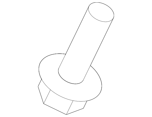 90109-06383 Деталь EXTENSION BOLT, RIGHT