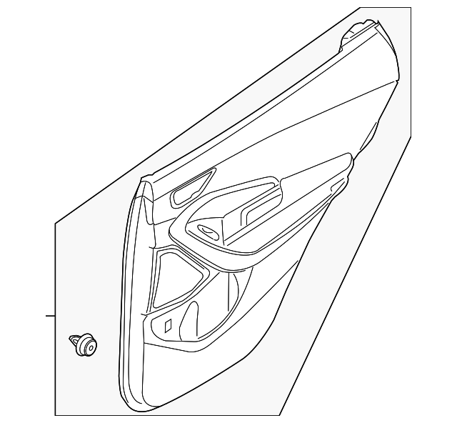 83307-B8220-VFG DOOR TRIM PANEL, LEFT