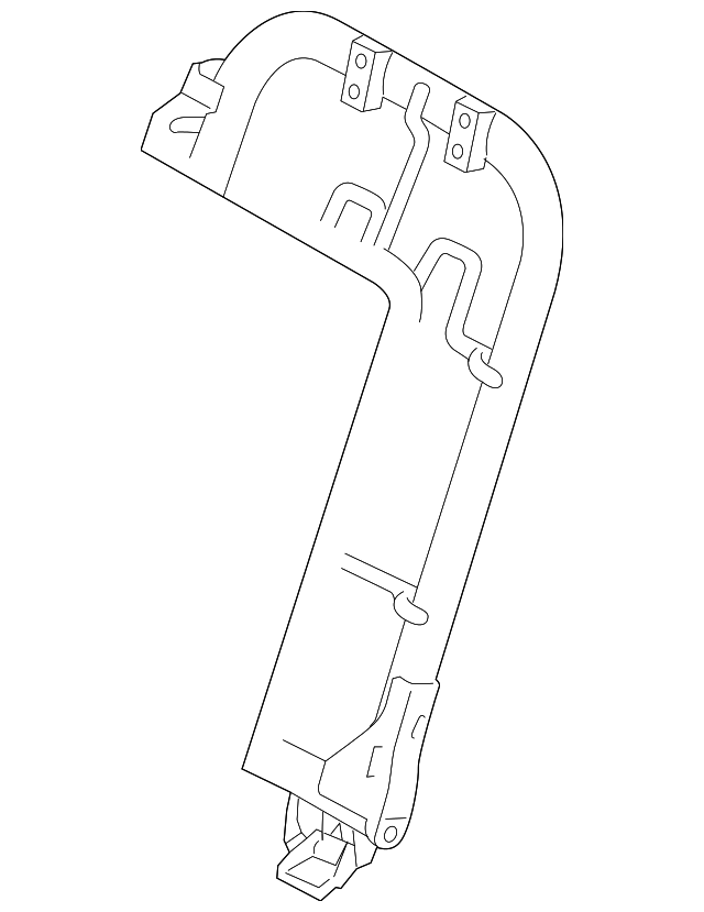 6902B960 Деталь SEAT BACK FRAME