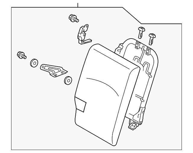 6902B948HA Деталь SEAT BACK ASSY