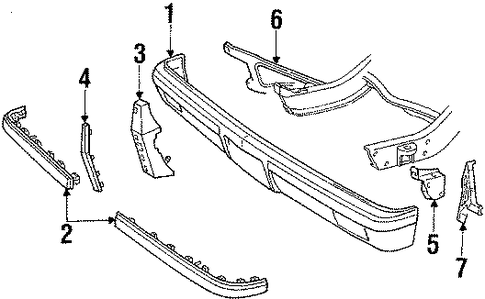 Suburban C20 BUMPER & COMPONENTS - FRONT