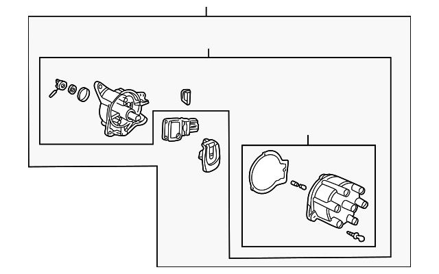30100-P8A-A01 DISTRIBUTOR ASSY. (D6P96-01) (HITACHI)