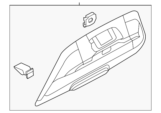 5C3-867-601-A-82V Деталь LID TRIM