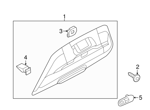 Beetle INTERIOR TRIM - TRUNK