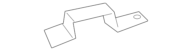 66414-52270 Деталь HEADLINER BRACKET, RIGHT