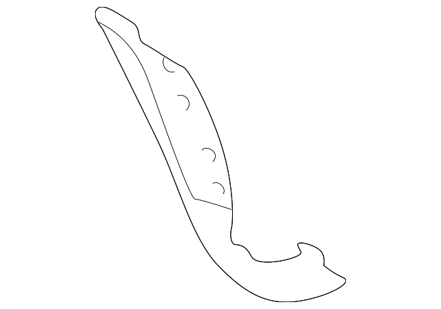 MR437372 Деталь REINF BRACKET, RIGHT