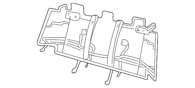 12492775 Деталь SEAT BACK FRAME
