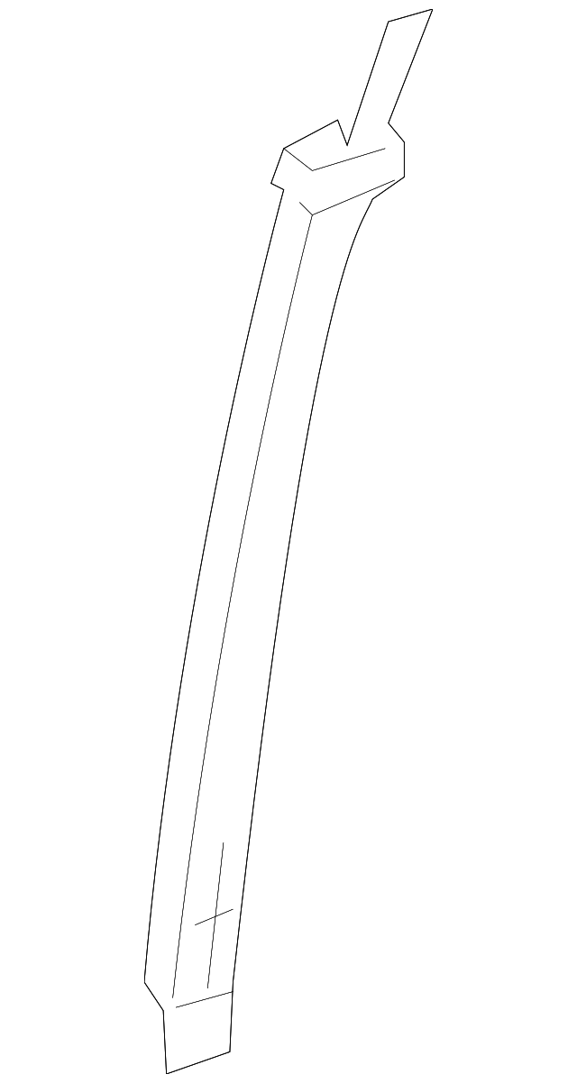 83550-2J000 Деталь LOWER CHANNEL, LEFT