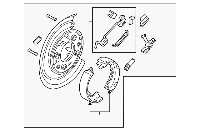 8C3Z-2209-A Деталь BRAKE ASSY