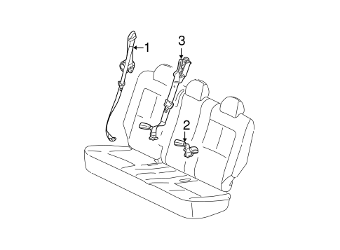 Equinox REAR SEAT BELTS
