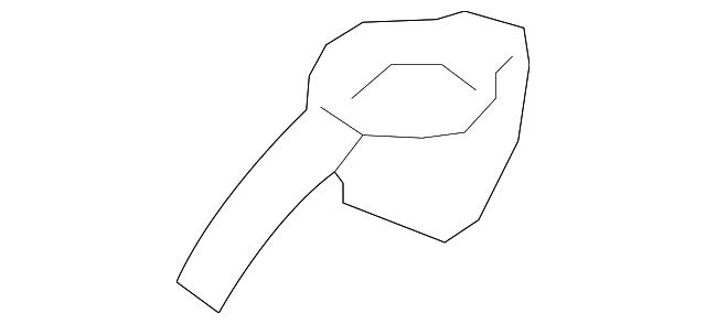 51-16-7-326-405 Деталь SUNVISOR SUPPORT, LEFT