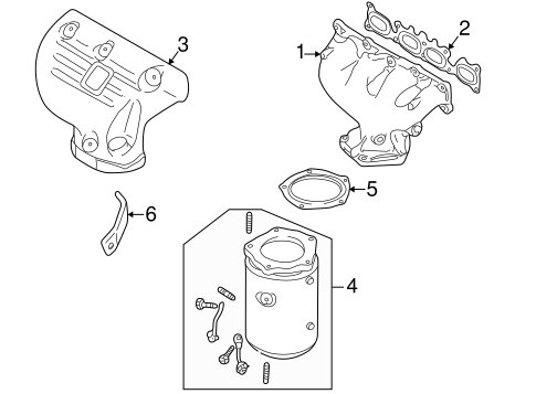 Protege EXHAUST COMPONENTS 2