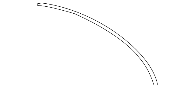251-657-00-98 Деталь REAR PANEL FRONT SEAL
