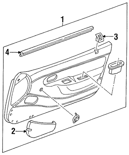 Aspire INTERIOR TRIM - DOOR