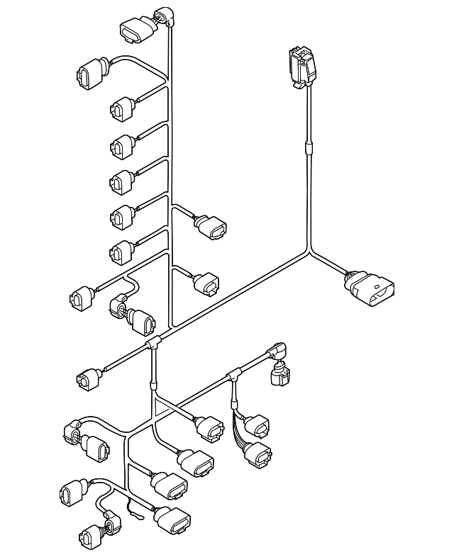 1C0-971-627-FL Деталь ENGINE HARNESS