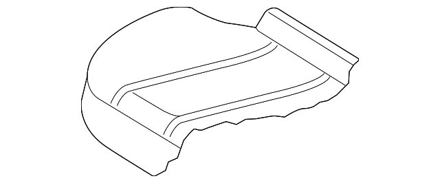 1K9-885-406-H-ZFB Деталь SEAT COVER, RIGHT