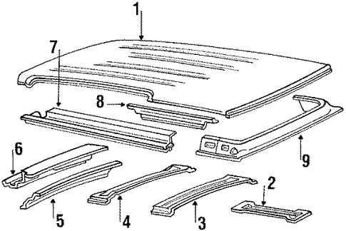 Bronco II ROOF & COMPONENTS