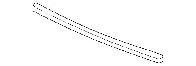 727250W000 UPPER MOLDING RETAINER