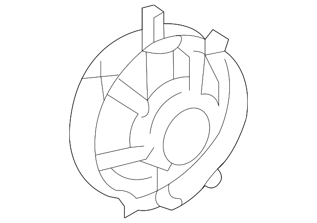 68010059AA Деталь FRONT DR SPEAKER, LEFT