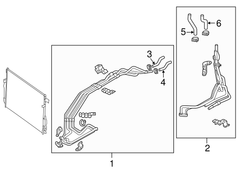 Quest REAR AC LINES