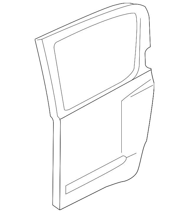 H2100ZQ5MA Деталь DOOR SHELL, RIGHT