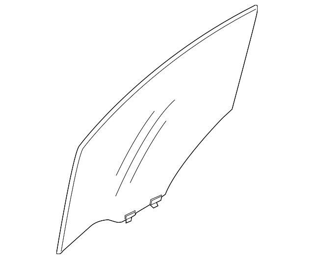 19316854 Деталь DOOR GLASS, RIGHT