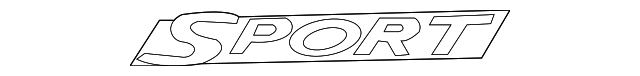 75443-33510 Деталь NAMEPLATE