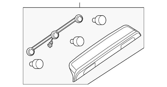 8398082Z00 Деталь HIGH MOUNT LAMP