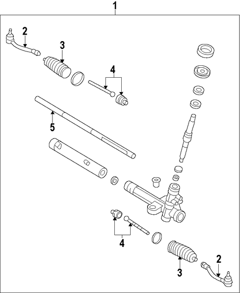 Elantra STEERING GEAR & LINKAGE 2