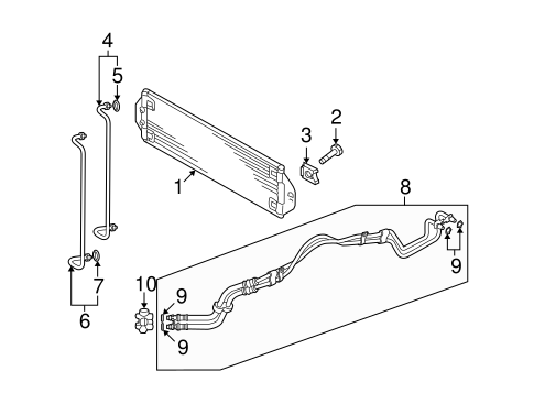 Q7 TRANS OIL COOLER