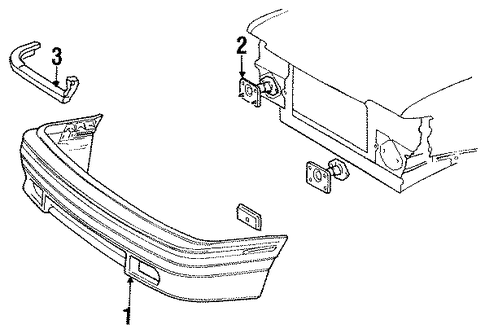 Escort BUMPER ASSEMBLY