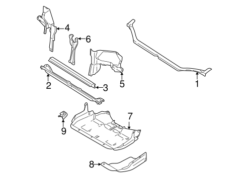 Legacy RADIATOR SUPPORT