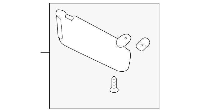 85210-1U300H9 Деталь SUNVISOR, LEFT