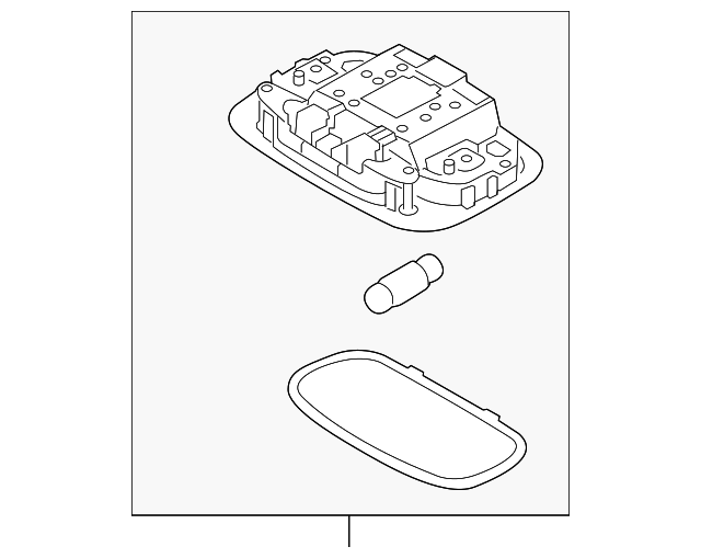 92850-1U100H9 Деталь OVERHEAD LAMP