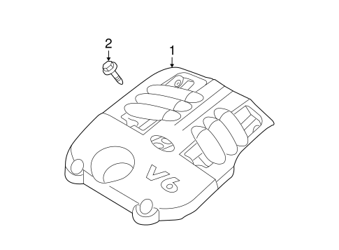 Santa Fe ENGINE APPEARANCE COVER