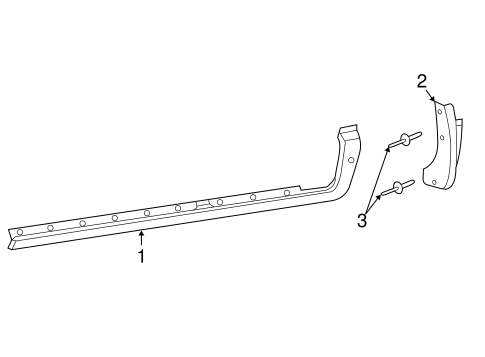 Dakota EXTERIOR TRIM - CAB 2