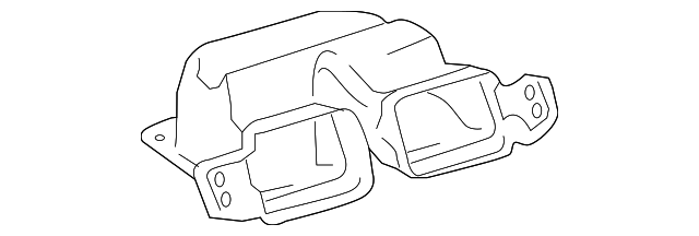 55085-12130 Деталь HEATER DUCT