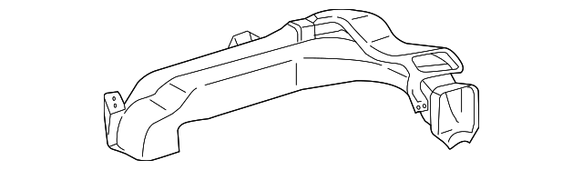 55086-12210 Деталь HEATER DUCT, RIGHT