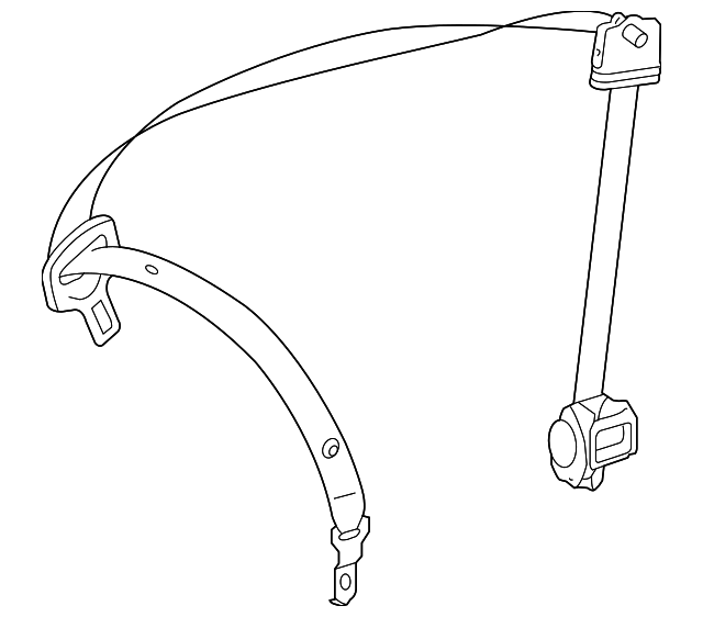216-860-04-85-8K64 Деталь RETRACTOR ASSY, RIGHT