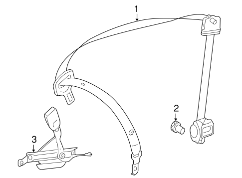 CL600 FRONT SEAT BELTS