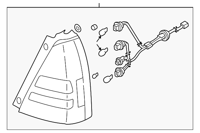 84201SA020 Деталь TAIL LAMP ASSY, RIGHT