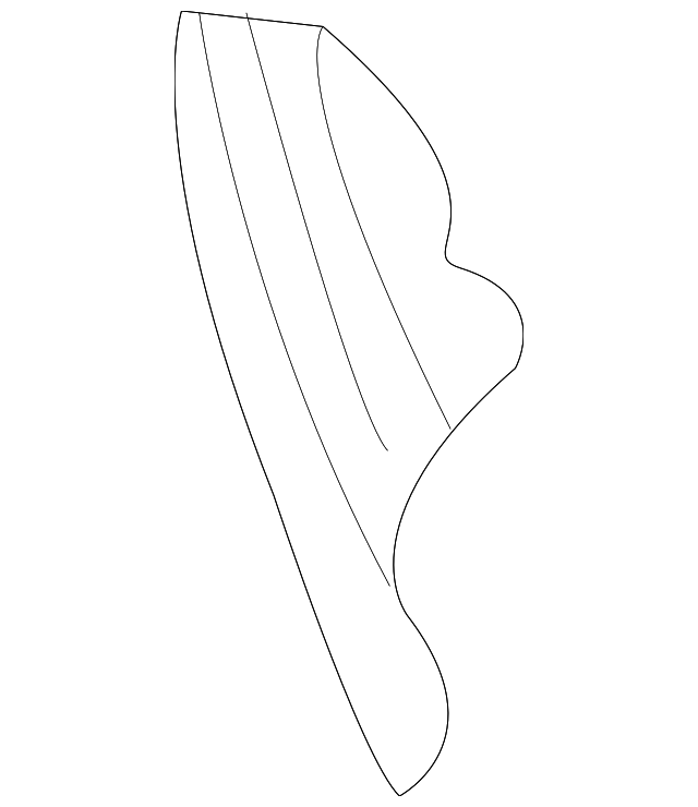 12481362 HINGE, LEFT