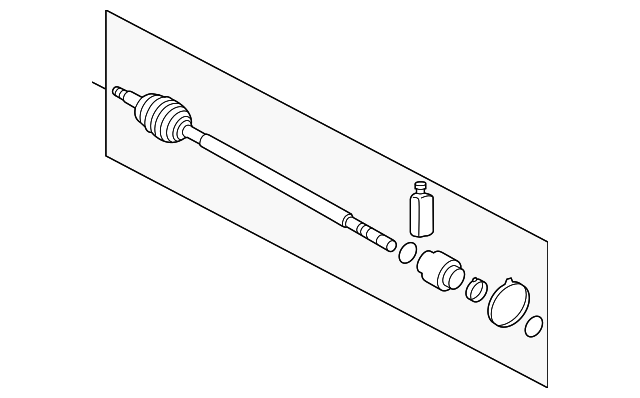 49580-4R250 SHAFT & JOINT, RIGHT