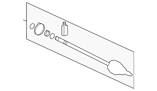 49580-4R200 SHAFT & JOINT, LEFT