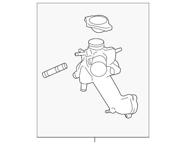 16304-36020 WATER OUTLET