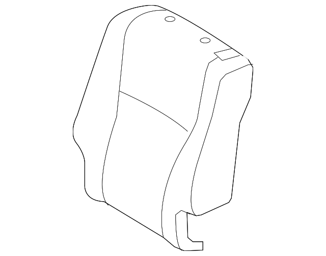 71078-48430-B0 Деталь SEAT BACK COVER